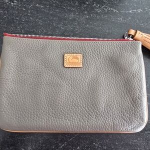 Dooney & Bourke Red Interior Leather Logo Patch